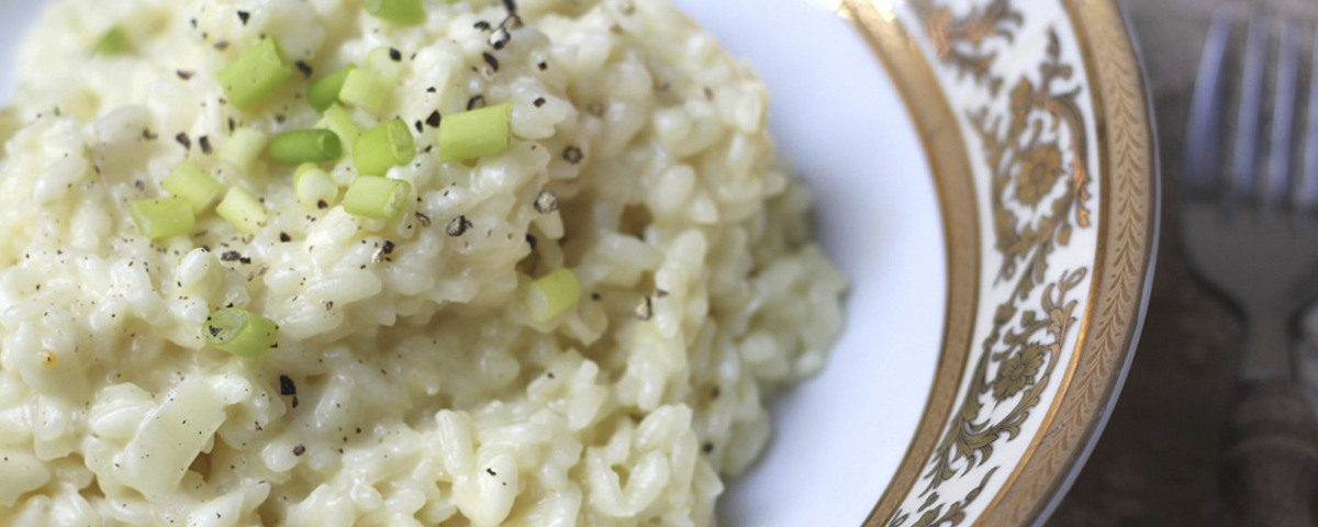 risoto de três queijos